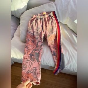 Aviator Nation Pink Jungle Sweatpants